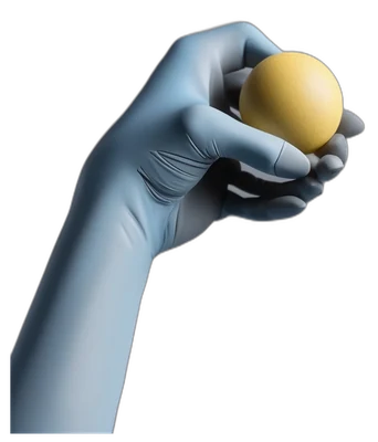 Ball squeeze, hold position