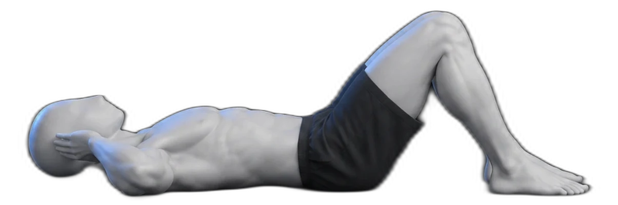 Curl-ups, start position