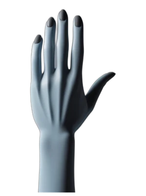 Finger spread, end position