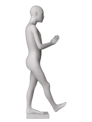 Heel-to-toe walking, end position
