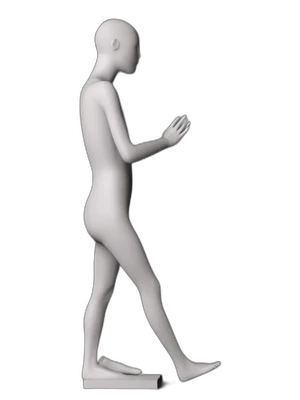 Heel-to-toe walking, start position