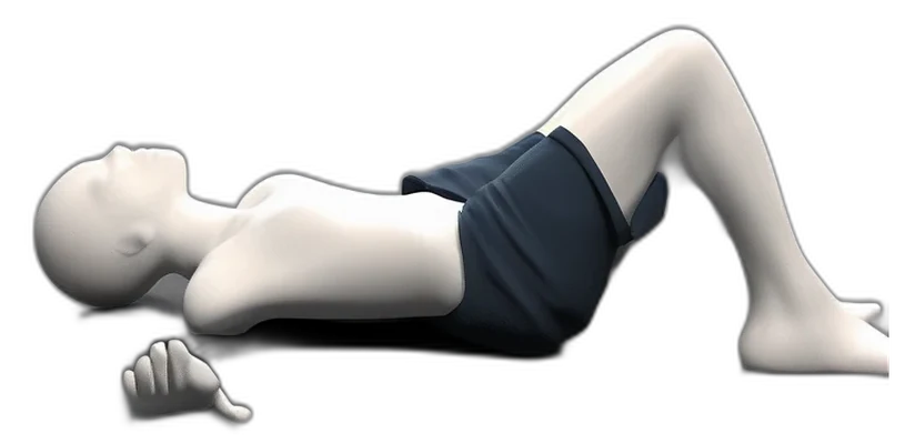 Knee fall-outs, start position