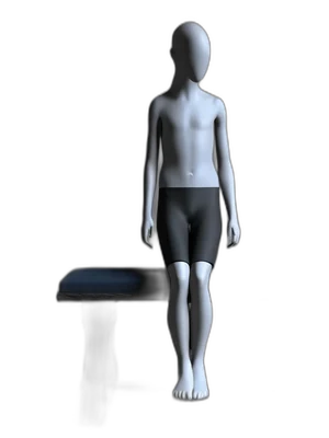 Seated knee squeeze with a pillow, hold position