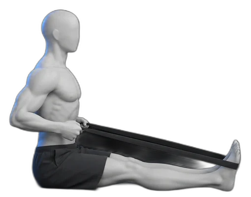 Rows with a band, end position