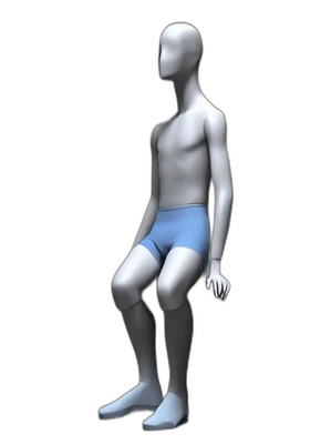 Seated weight shifts, end position