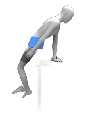 Shoulder pendulum, start position