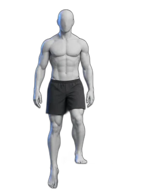 Side step-ups, end position