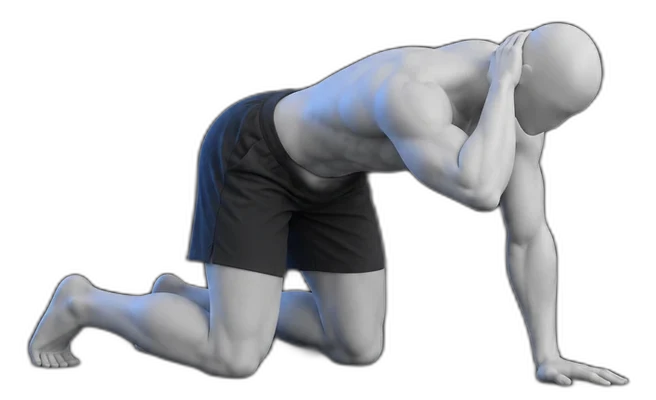 Standing trunk turns, start position