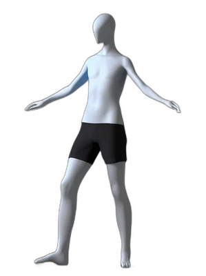 Side-to-side weight shifts, end position